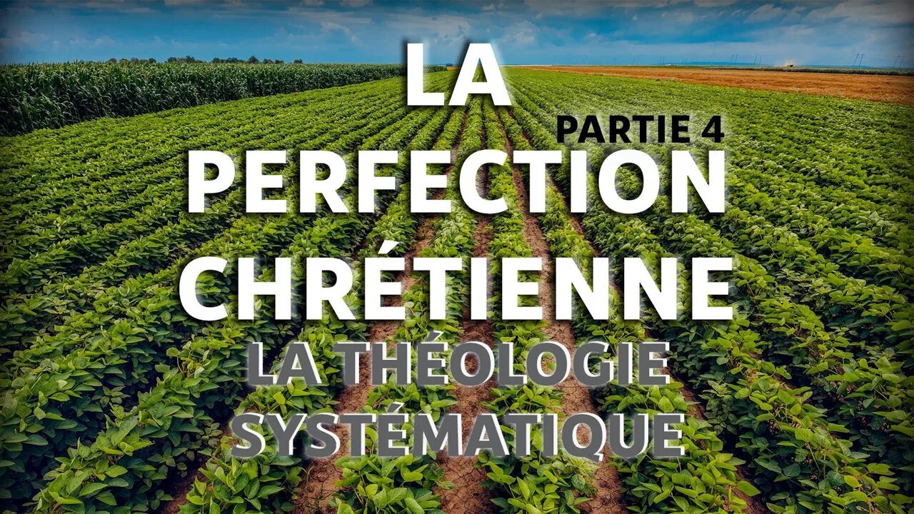 La Perfection Chrétienne #4 - La Théologie Systématique (Partie 2) - Olivier Dubois