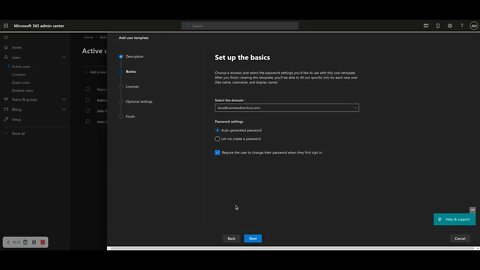 How to add a Microsoft 365 user from a user template in the Microsoft 365 Admin Center