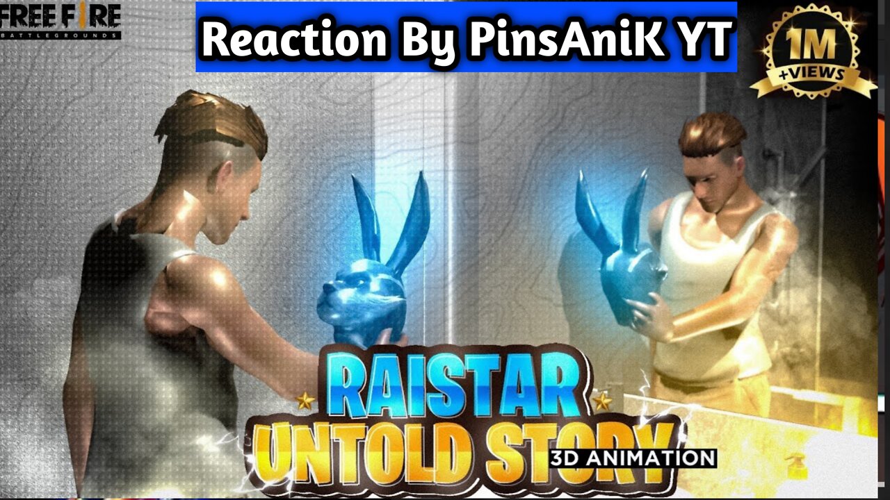 Reacts on Raistar Face Reveal ? RAISTAR UNTOLD STORY 🐰 FREE FIRE 3D ANIMATION STORY RAISTAR 🔥