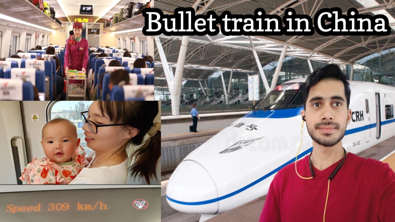 Bullet train in China 2023 | Hi speed train in China 309 H
