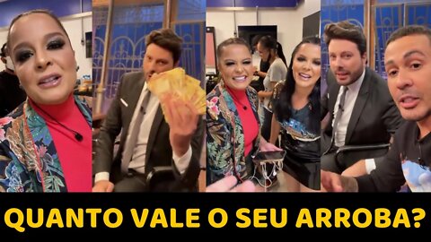 CARLINHOS MAIA GRAVA O PROGRAMA THE NOITE DO DANILO GENTILI NO SBT