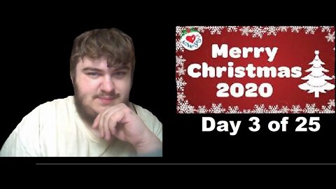 Day 3 of 25 Days of Christmas 2020