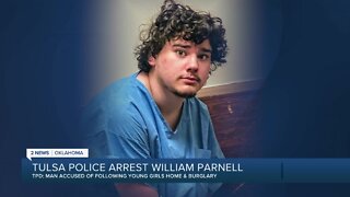 Tulsa police arrest man accused of following girls home