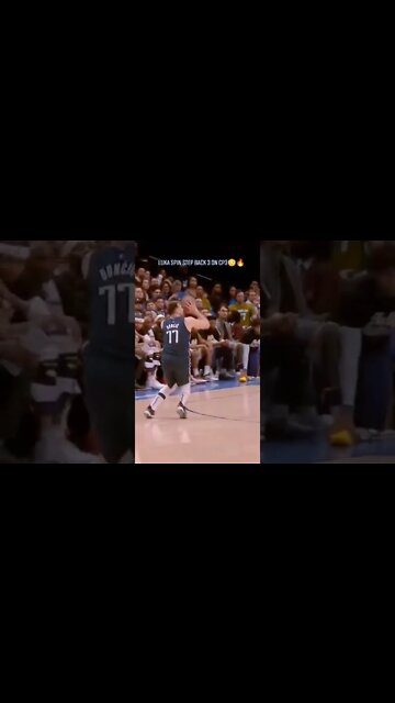 Luka Doncic spin step back 3 on CP3!!