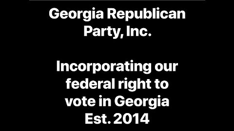 Georgia Republican Party, Inc. PERSPECTIVES