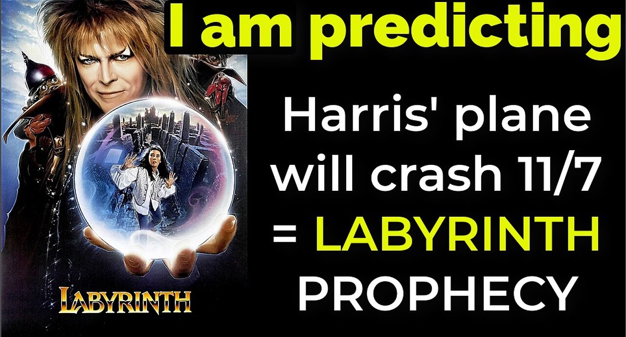I am predicting: Harris' plane will crash on Nov 7 = LABYRINTH PROPHECY