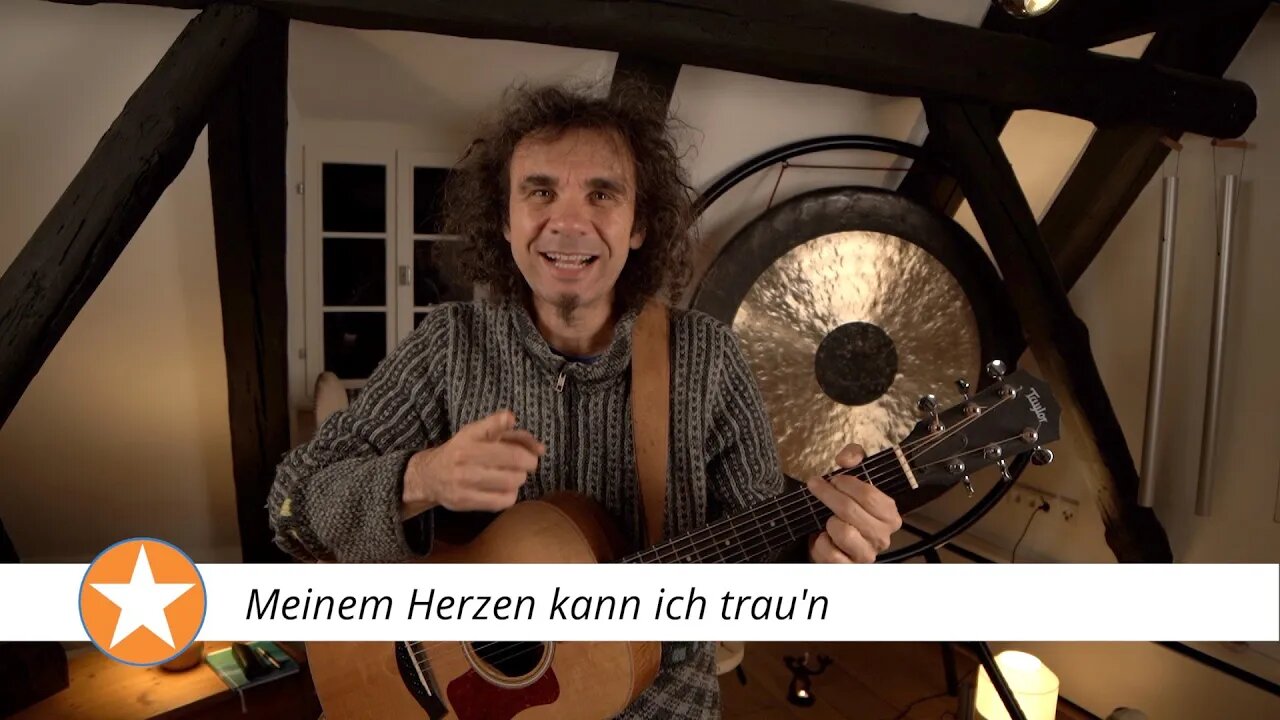 Meinem Herzen kann ich trau'n – pur und live mit der Gitarre aus dem Wohnzimmer