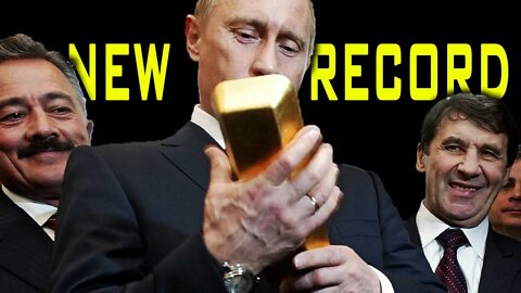 Russian Gold Reserves Hit Record High