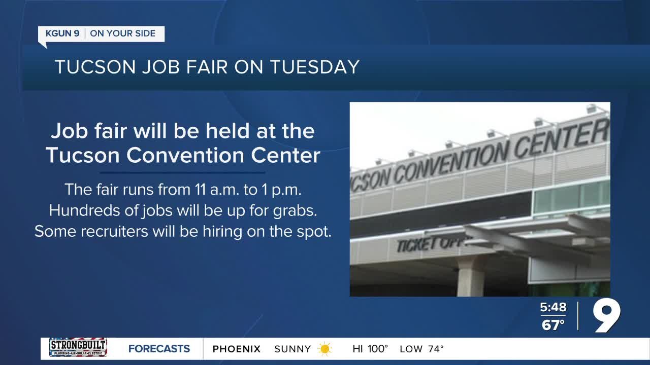 Hundreds of roles up for grabs at Tucson job fair