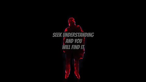 Seek Understanding #dayodman #seeking #understand #eeyayyahh #motivation