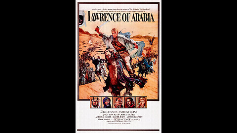 #1962 “LAWRENCE D'ARABIA” con Peter O’TOOLE, Alec GUINNESS, Omar SHARIF e Anthony QUINN = Regia di David LEAN = Di tempo ne è passato, ma ora la musica - #GRAZIE A DIO - sta per cambiare definitivamente?!...😇💖🙏