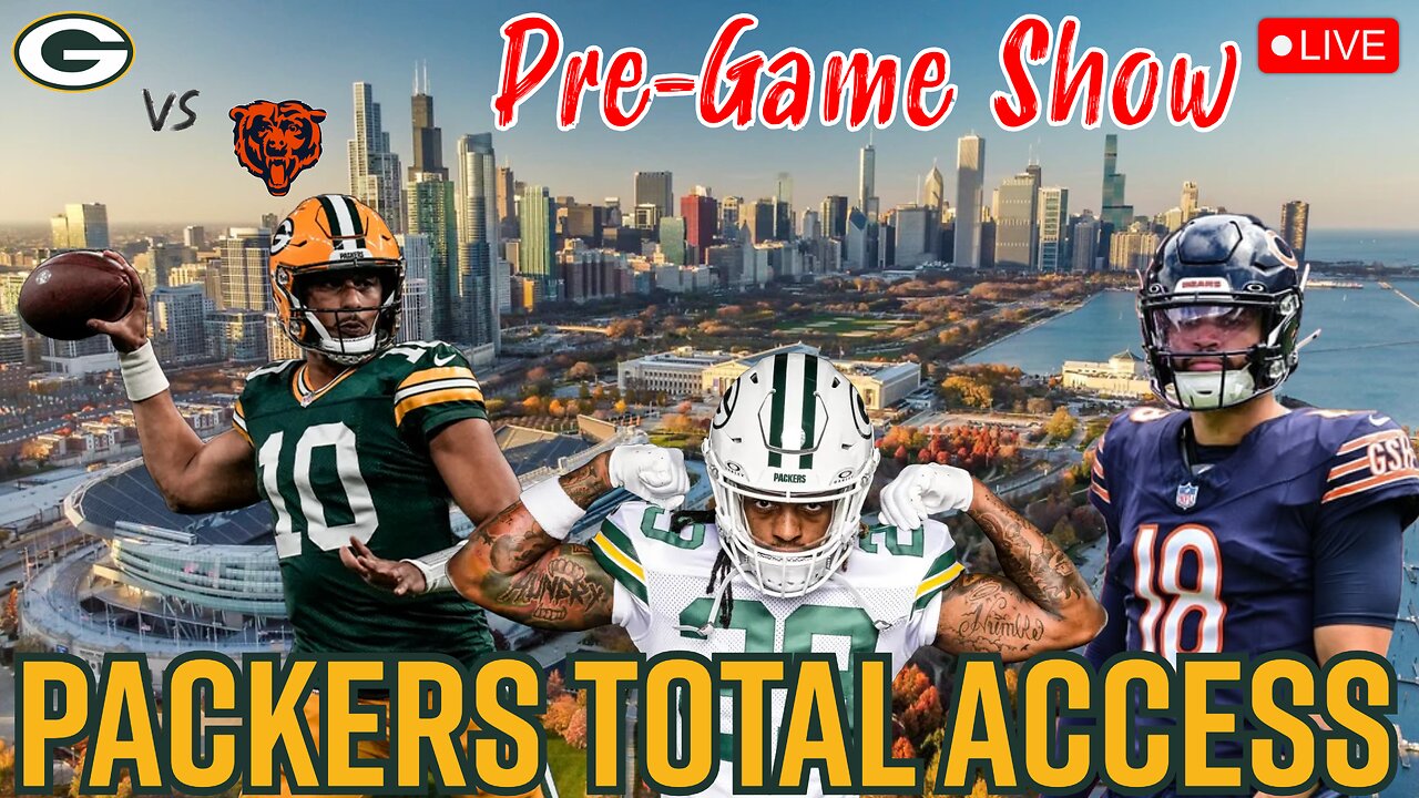 Green Bay Packers Chicago Bears Pre-Game Show | Packers Total Access Live | NFL Week 11 Preview