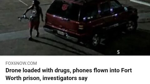 Drone drops off guns and drugs? but why