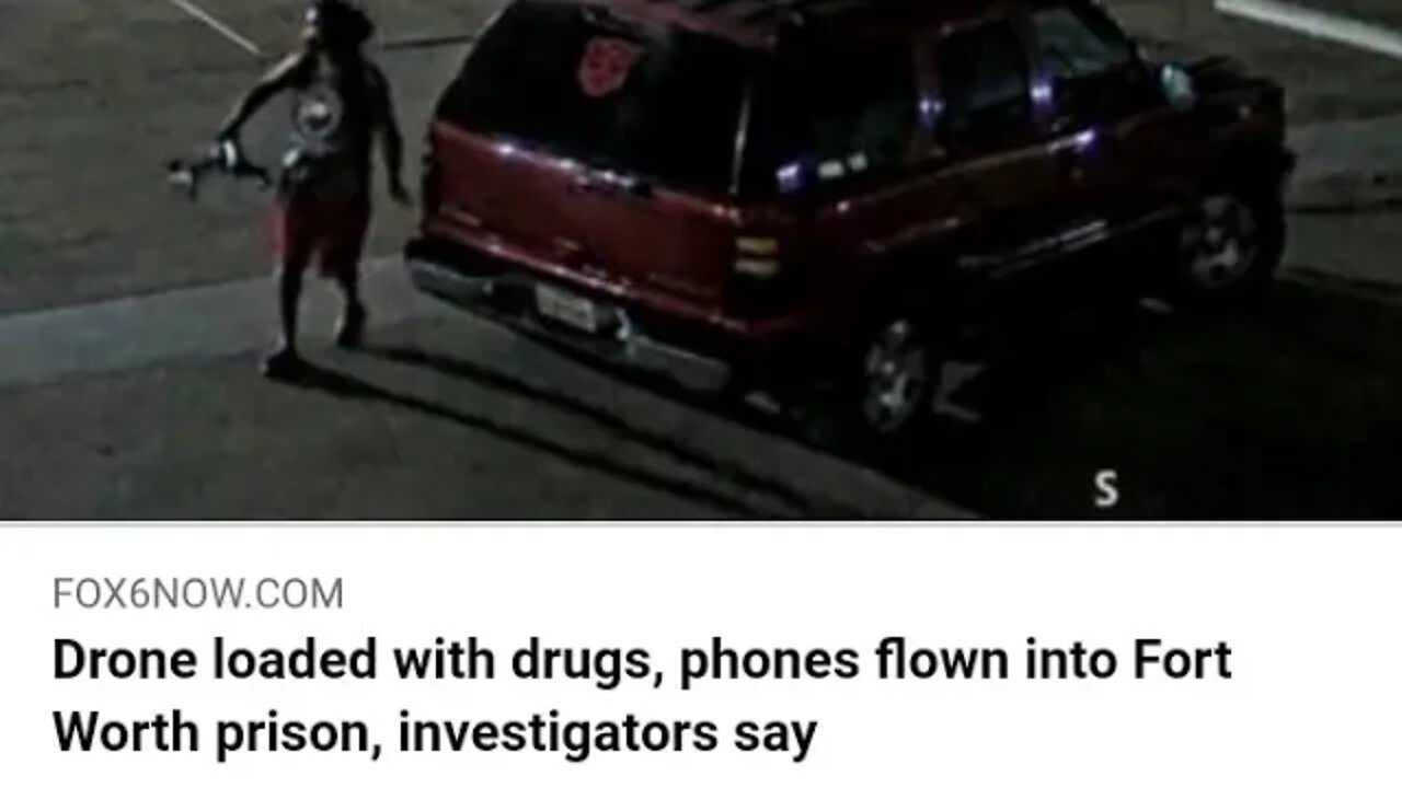 Drone drops off guns and drugs? but why