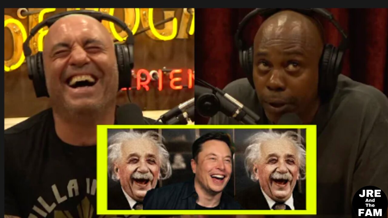 Joe Rogan & Dave Chappelle LOL Talking To Super Geniuses Elon Musk & Einstein & Were In The FUTURE!