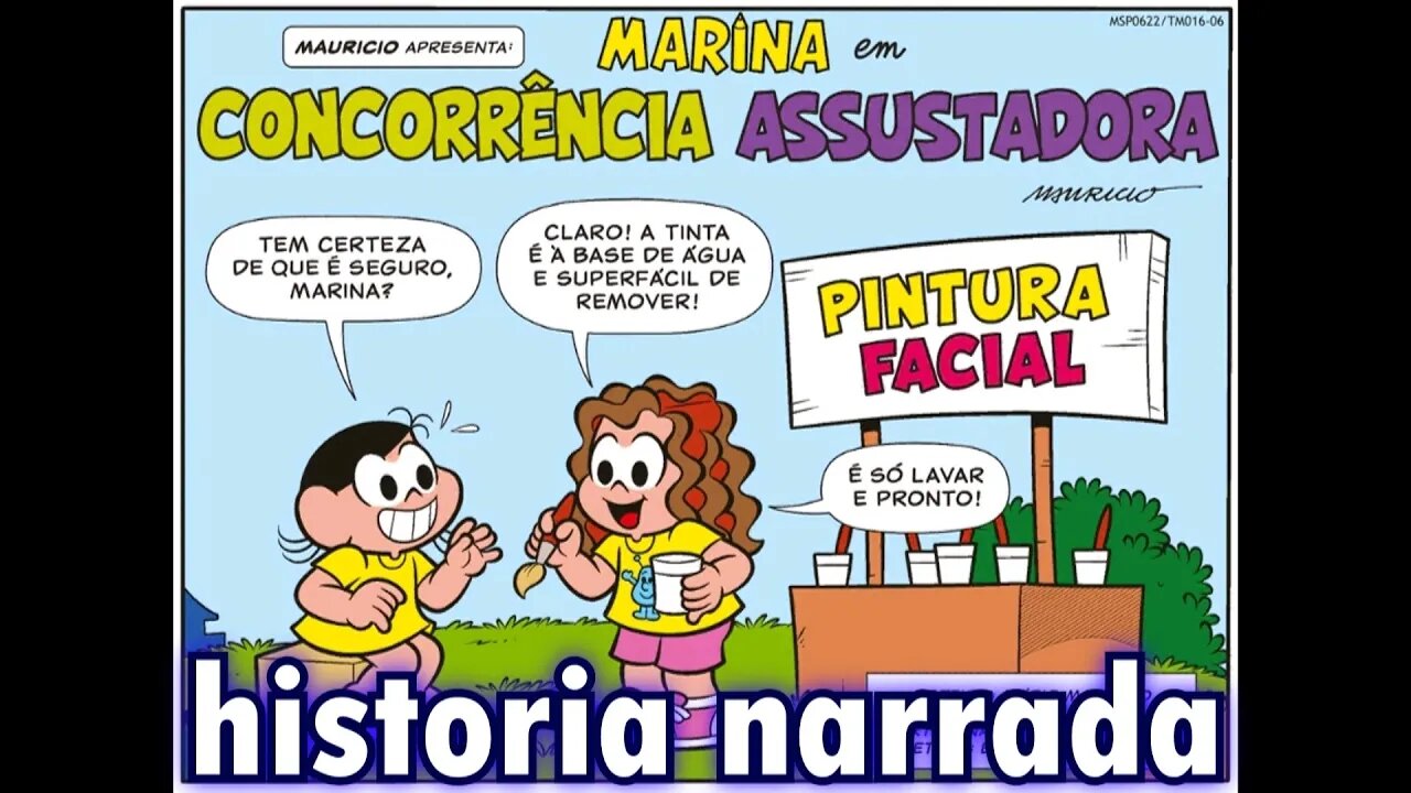 Marina em-Concorrência assustadora | Gibis do Rapha