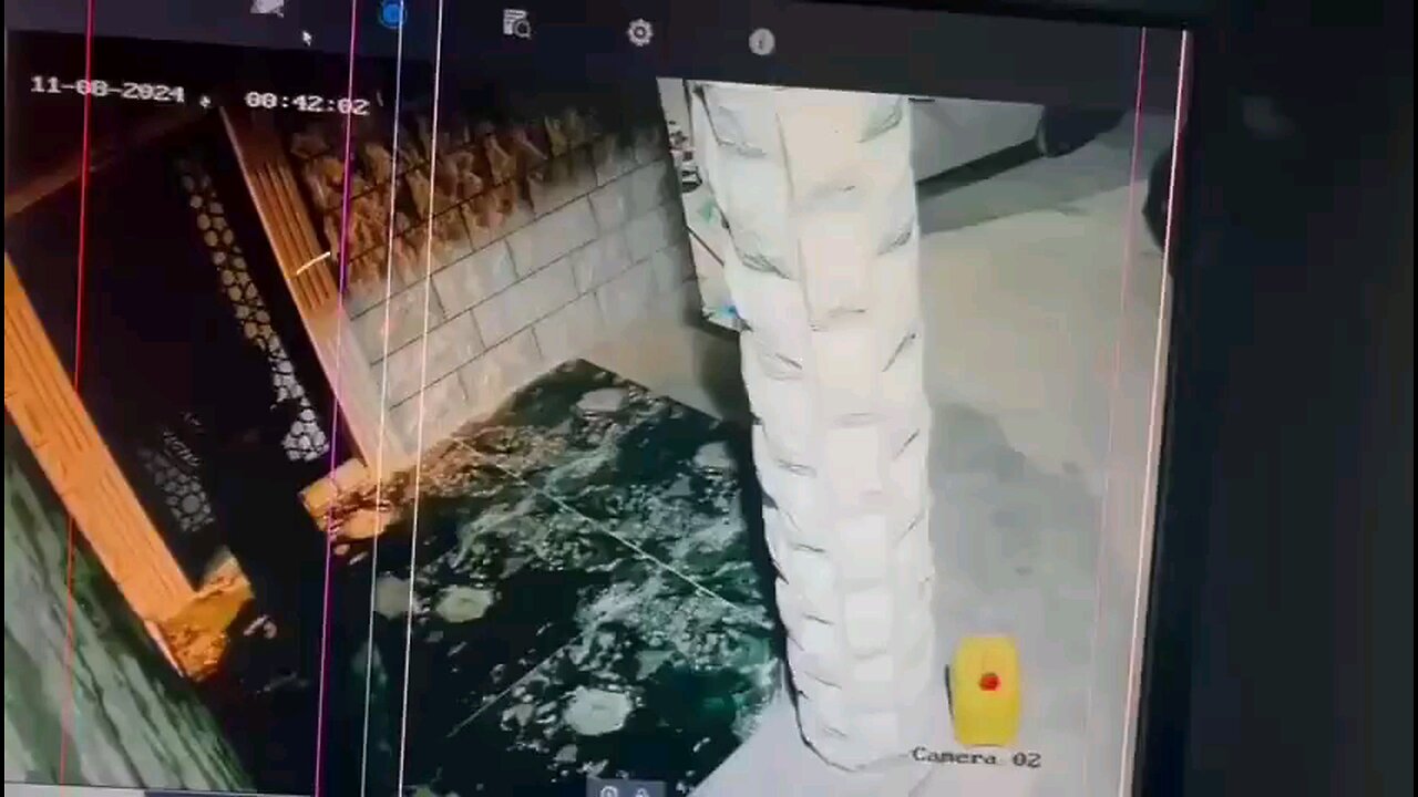A video documents an attack by a masked horde of settlers on a Palestinian home in Jaba'
