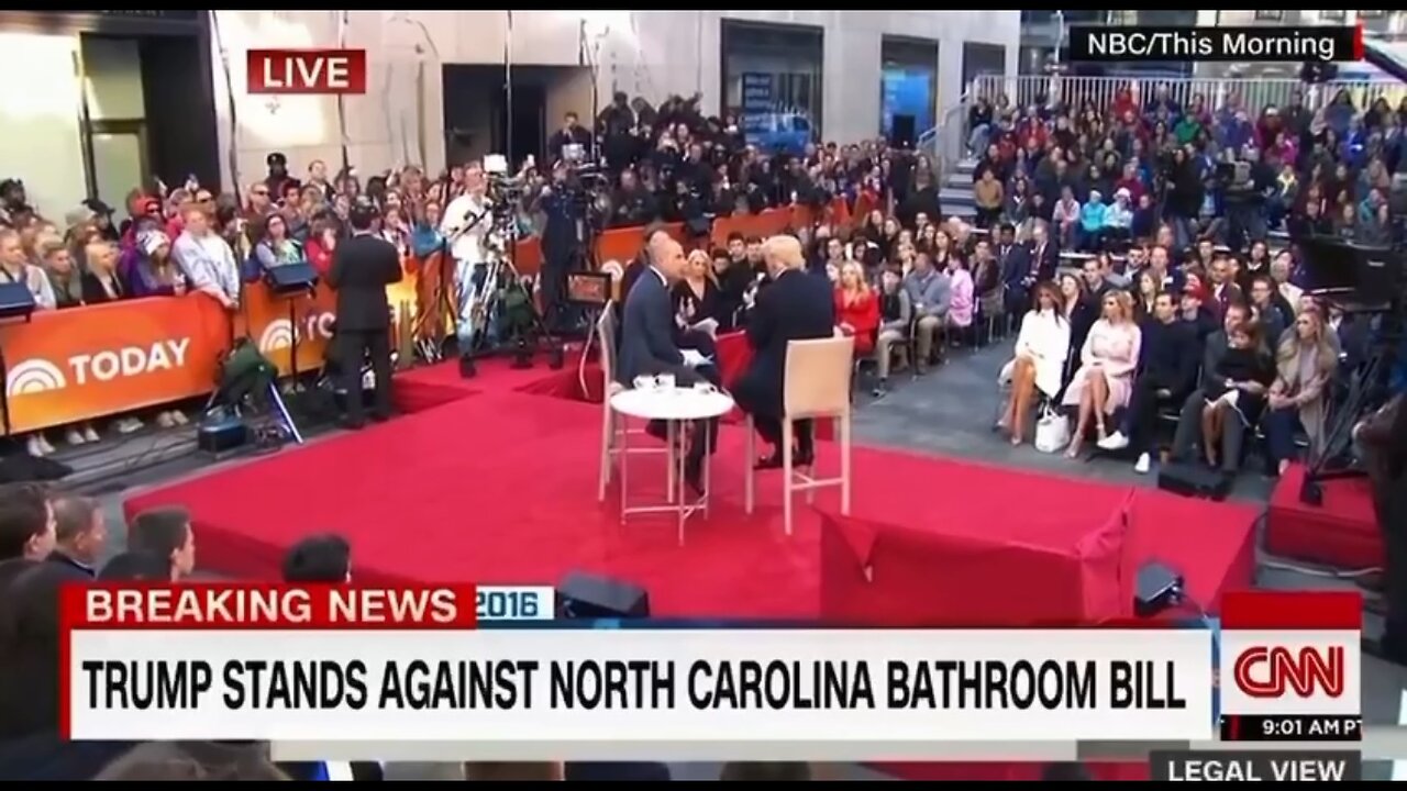 Flashback 2016: President Trump On Bruce (aka Kaitlin) Jenner Using Any Bathroom They Choose