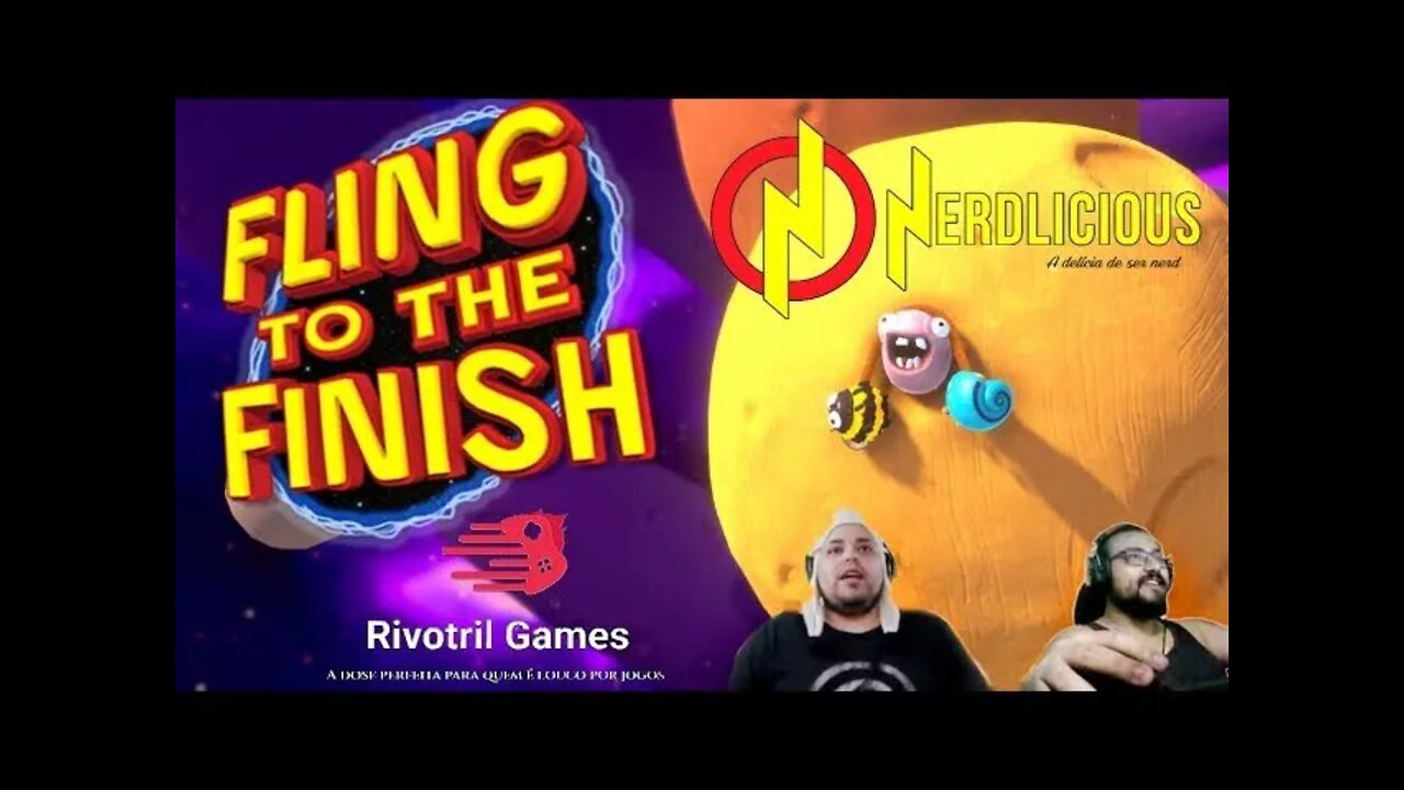 🎮 GAMEPLAY! Junte-se ao seu melhor amigo e jogue FLING TO THE FINISH! Confira!