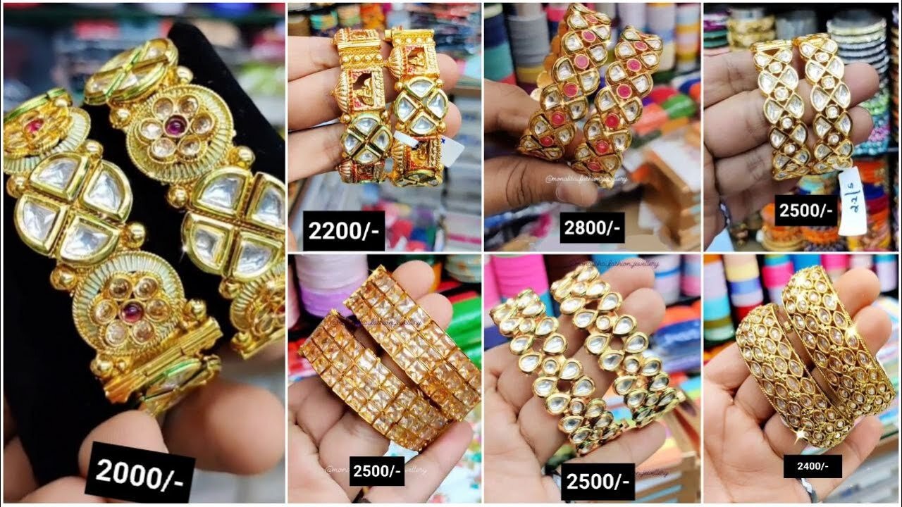 Kundan kada Designs with Price!! Beautiful kundan kada Colle