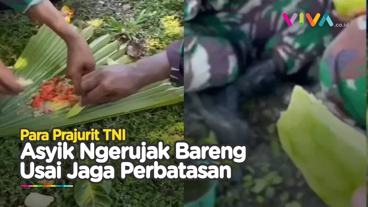 Pemandangan Tak Biasa Pasukan TNI saat Bertugas di Perbatasan Negara