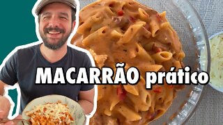 Macarrão cozido no próprio molho