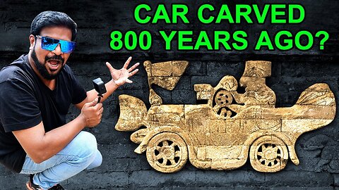 Auto, aereo e bicicletta scolpiti in un tempio di 800 anni fa? La storia si sbaglia?