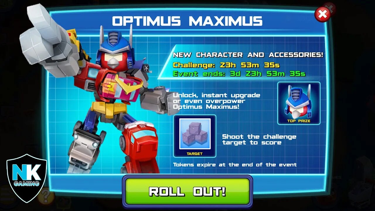 Angry Birds Transformers 2.0 - Optimus Maximus - Day 3 - Featuring Menasor