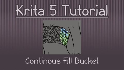 Krita 5.1: Continuous Fill Bucket