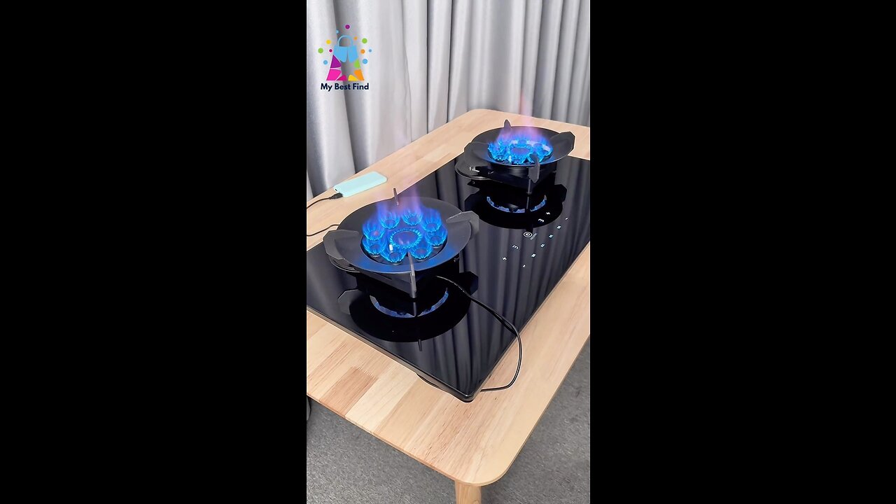 SUKINBO 7.5KW Tempered Glass Double Burner Gas Stove 🔥🍳