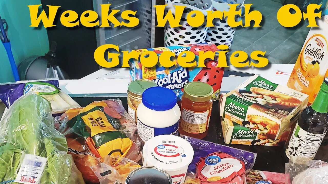 Week of Groceries for a Family of Five | Walmart Haul / Aldi Haul