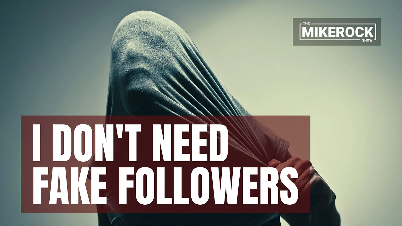 I Don't Need Fake Followers | My Purpose is the Message