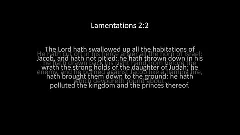 Lamentations Chapter 2