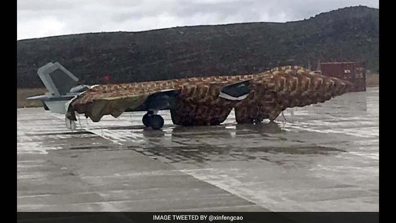 Un avión desconocido ha sido visto en China