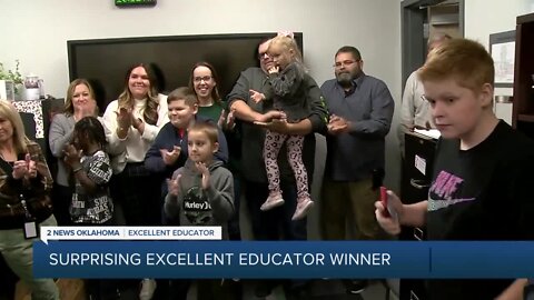 Surprising November's Excellent Educator winner