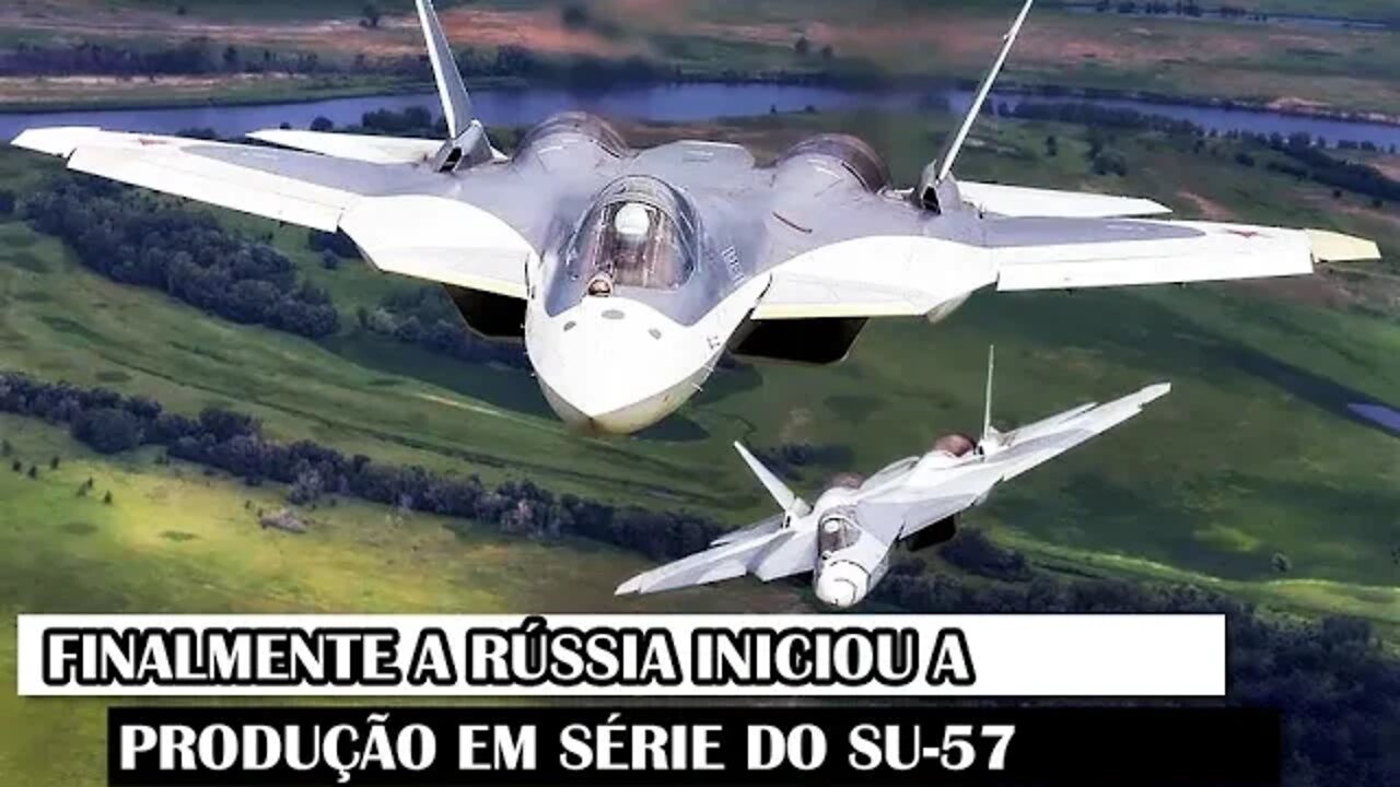 Finalmente A Rússia Iniciou A Produção Em Série Do Su-57