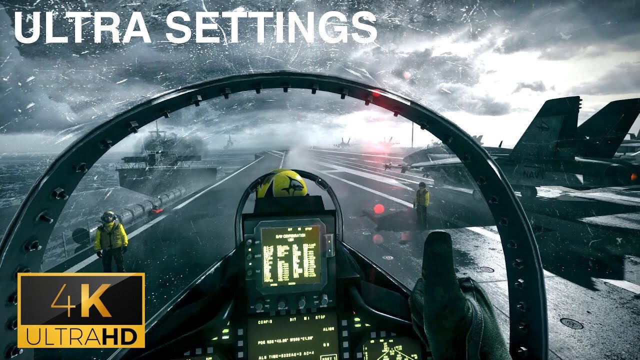 Battlefield 3 on Ultra Settings | Jet Mission | 4K 60 FPS