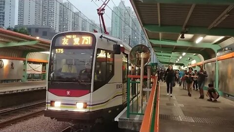 [705替身]輕鐵1049-1014行走751線改道天水圍至天逸行車片段