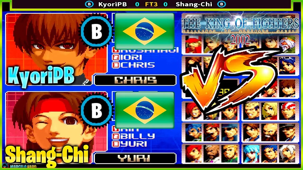 The King of Fighters 2002 (KyoriPB Vs. Shang-Chi) [Brazil Vs. Brazil]