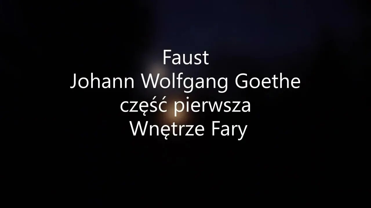 Faust -Johann Wolfgang Goethe część pierwsza Wnętrze Fary