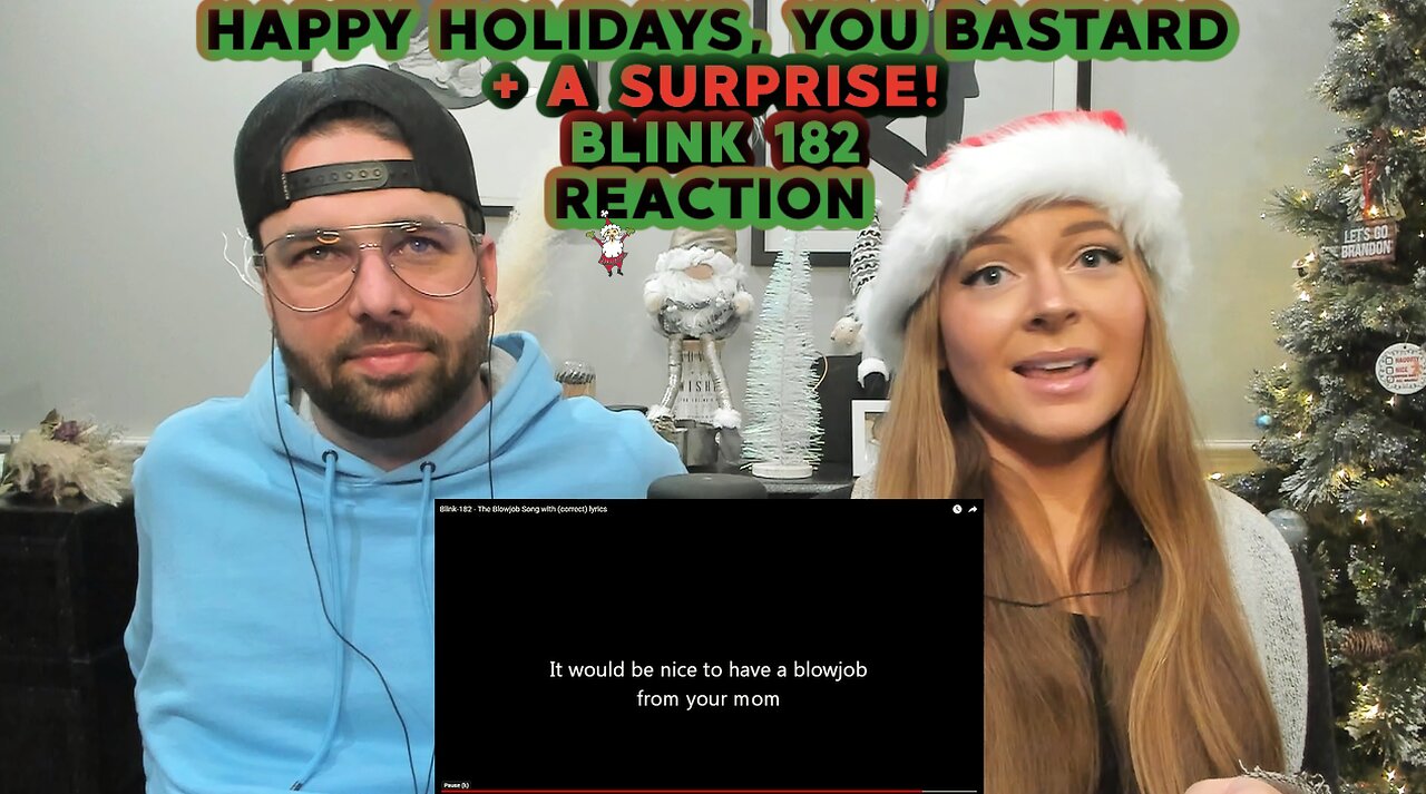 Blink 182 - Happy Holidays, You Bastard | REACTION / CHRISTMAS / BREAKDOWN ! Real & Unedited