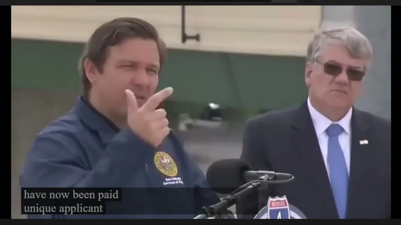 DeSantis Chumping Off Reporters!
