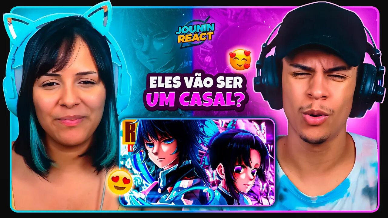 Tomioka e Shinobu 🌊🦋 (Demon Slayer) | FINAL FELIZ | LexClash e Meizy | [React Rap Nerd] 🔥