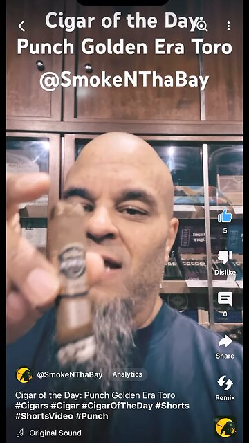Cigar of the Day: Punch Golden Era Toro #Cigars #Cigar #CigarOfTheDay #Shorts #ShortsVideo #Punch