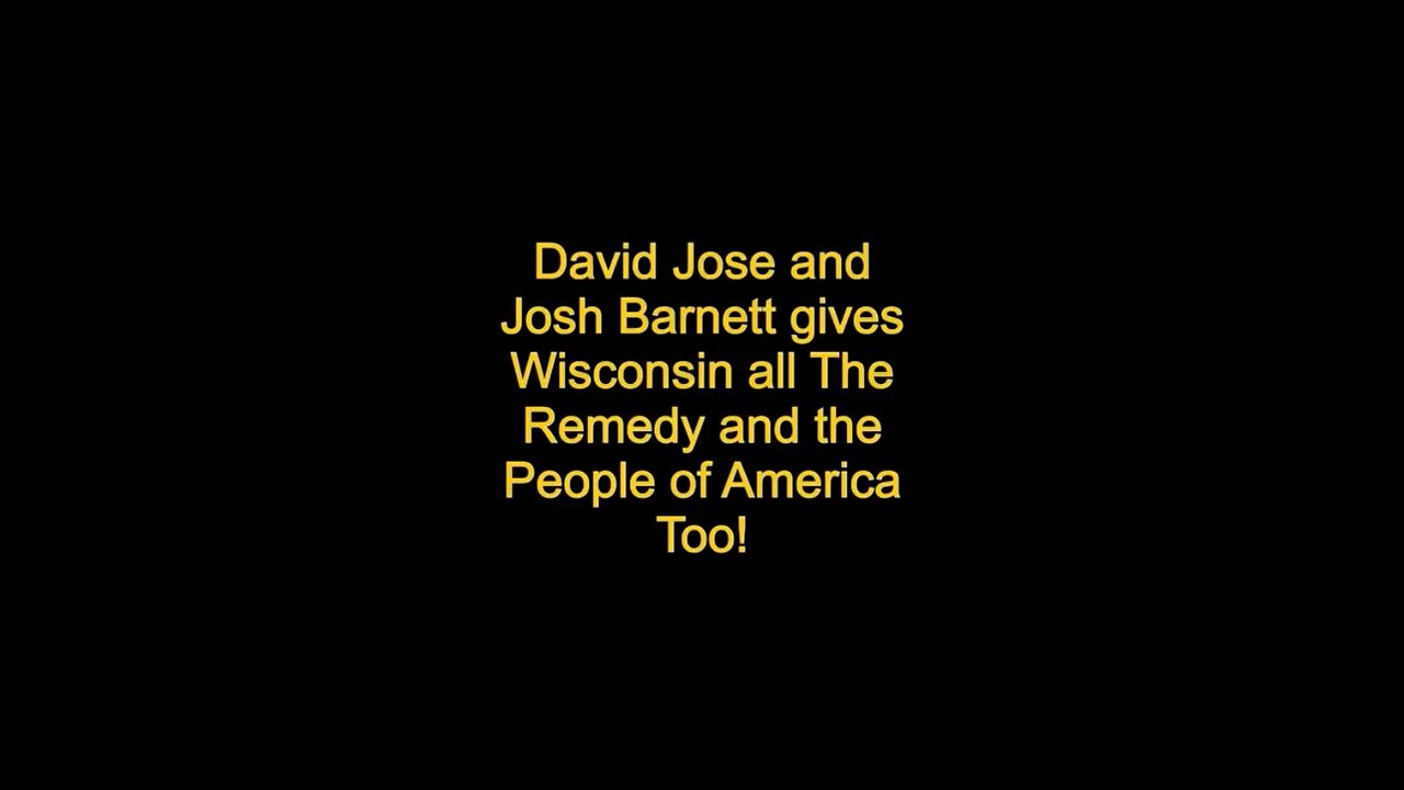 Dave and Josh gives guaranteed remedy to fix 2020 Wisconsin Election