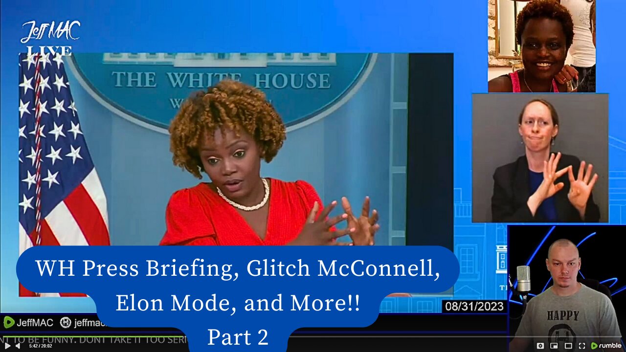 WH Press Briefing, Glitch McConnell, Elon Mode, and More!! Part 2