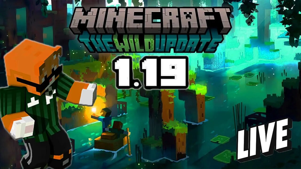 🔴MINHA PRIMEIRA VEZ JOGANDO MINECRAFT 1.19! LIVE🔴