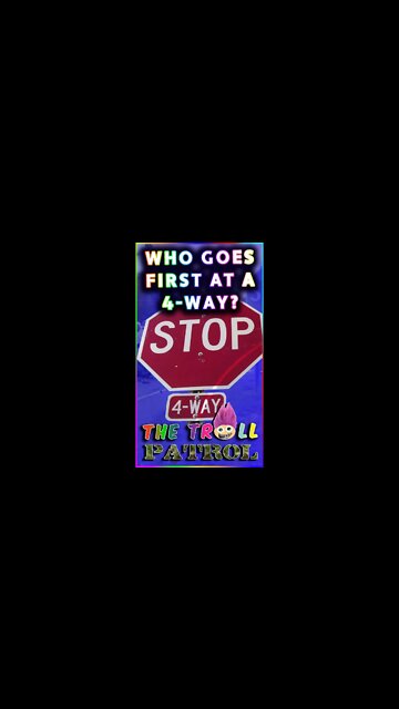 Most People Don’t Know How A Four Way Stop Works #shorts