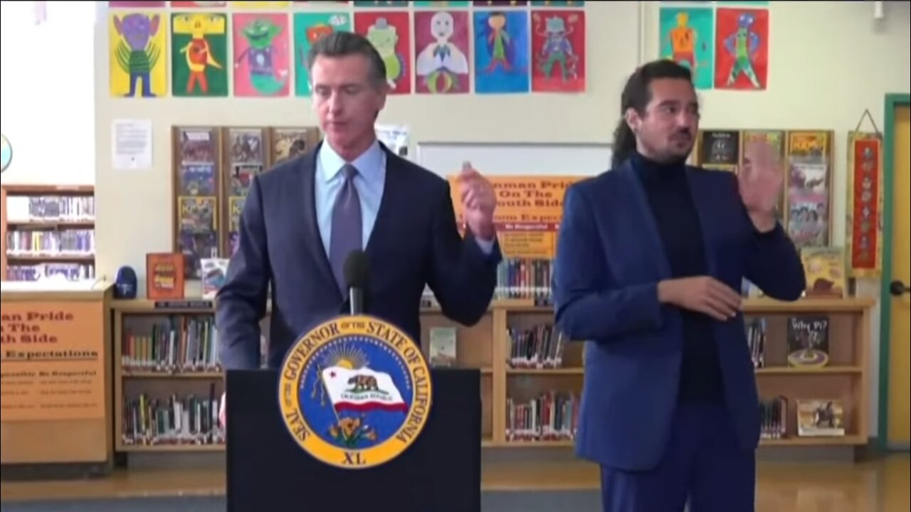 Gavin Newsom requires students in 7th grade and up get the vaccine.