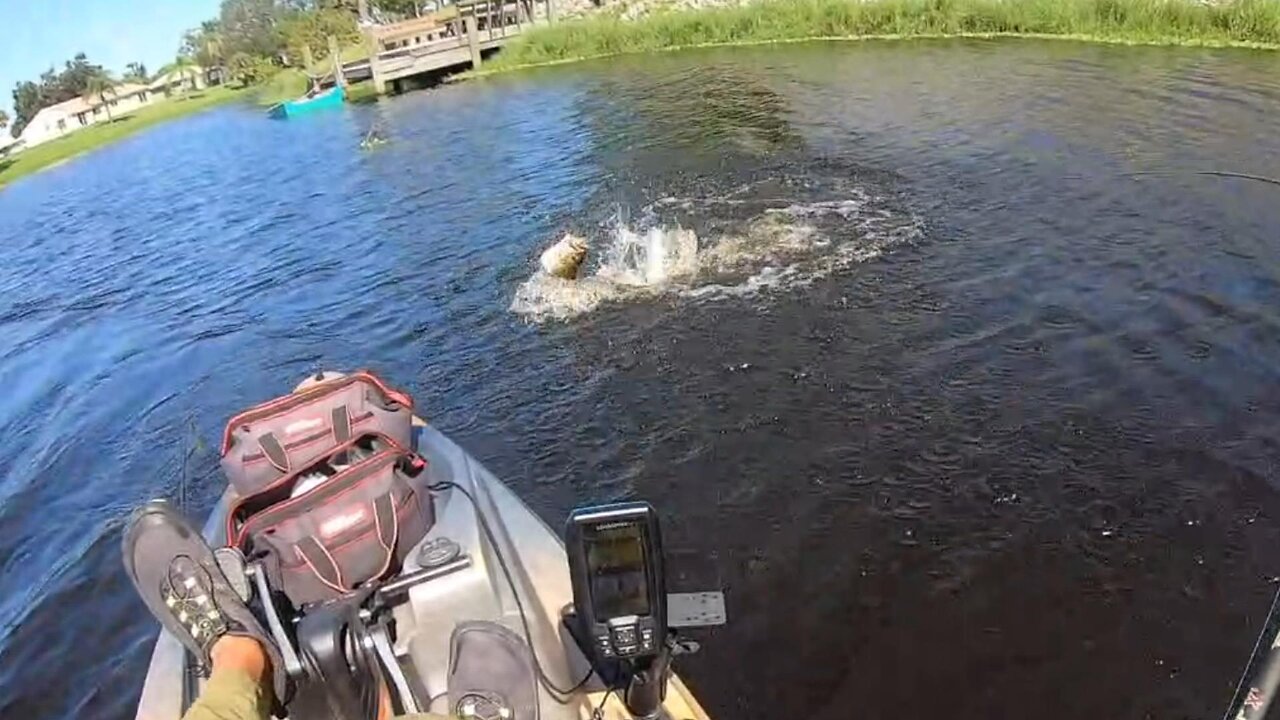 Rick fishing McKibben Park